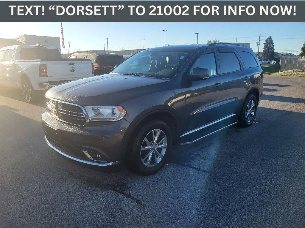 Gray 2015 Dodge Durango Limited for sale in Terre Haute, IN