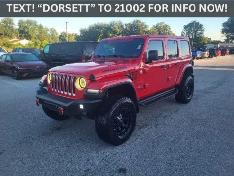 Red 2020 Jeep Wrangler Sahara for sale in Terre Haute, IN