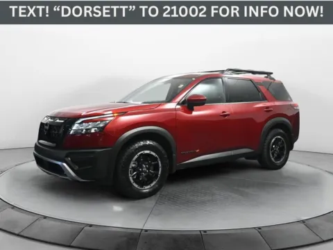 Red 2025 Nissan Pathfinder Rock Creek for sale in Terre Haute, IN