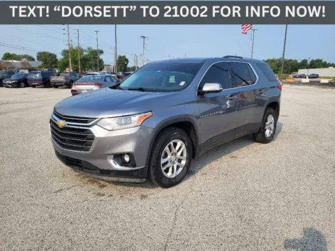 Gray 2018 Chevrolet Traverse LT Cloth for sale in Terre Haute, IN