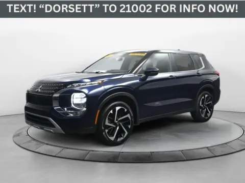Blue 2024 Mitsubishi Outlander SE Black Edition w/Pano Roof for sale in Terre Haute, IN