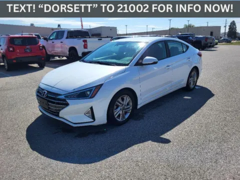 White 2019 Hyundai Elantra SEL for sale in Terre Haute, IN