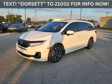 White 2025 Honda Odyssey Elite for sale in Terre Haute, IN
