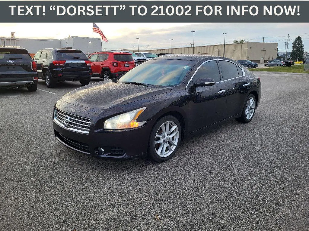 Black 2011 Nissan Maxima 3.5 SV w/Premium Pkg for sale in Terre Haute, IN