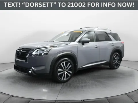 Gray 2023 Nissan Pathfinder Platinum for sale in Terre Haute, IN