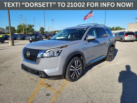 Gray 2023 Nissan Pathfinder Platinum for sale in Terre Haute, IN