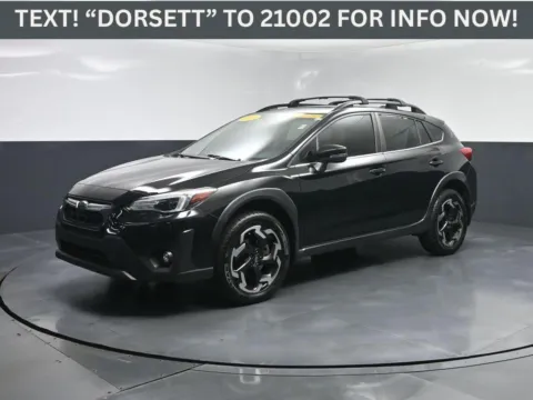 Black 2021 Subaru Crosstrek Limited for sale in Terre Haute, IN