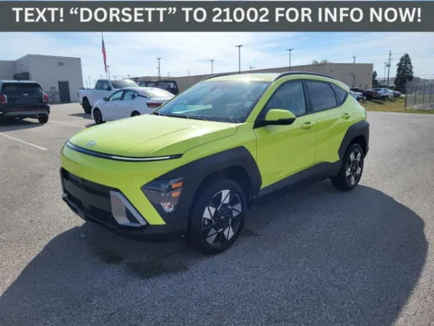 Yellow 2024 Hyundai Kona SEL for sale in Terre Haute, IN