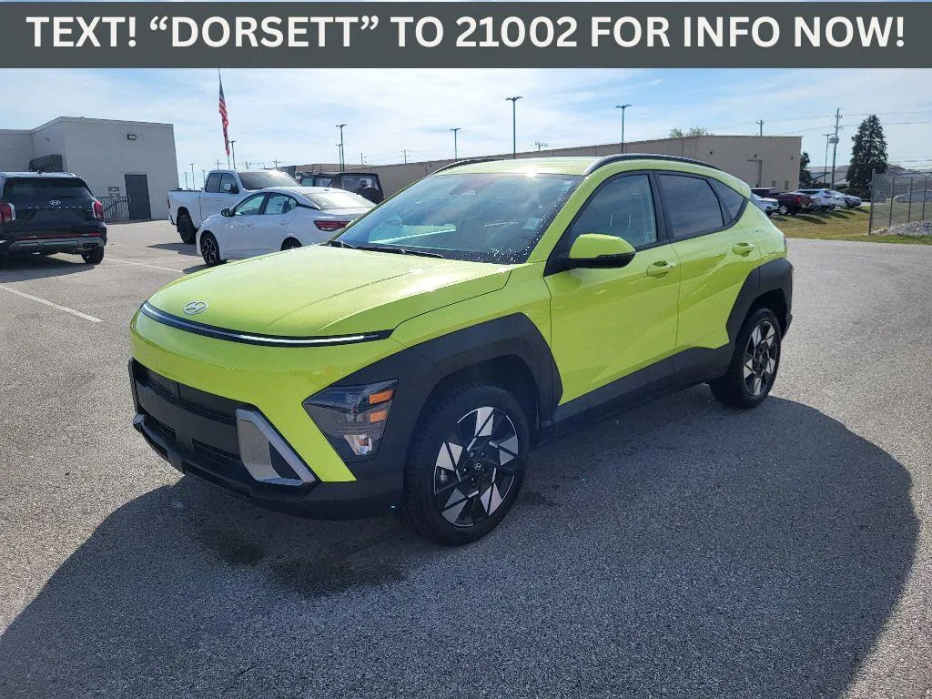 Yellow 2024 Hyundai Kona SEL for sale in Terre Haute, IN