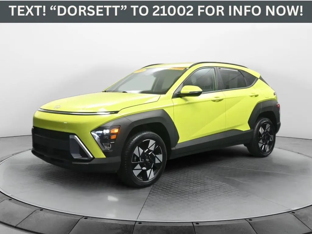 Yellow 2024 Hyundai Kona SEL for sale in Terre Haute, IN