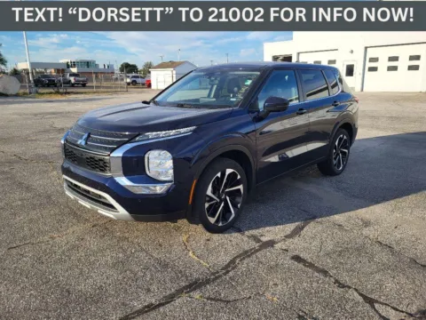Blue 2024 Mitsubishi Outlander SE Black Edition w/Pano Roof for sale in Terre Haute, IN