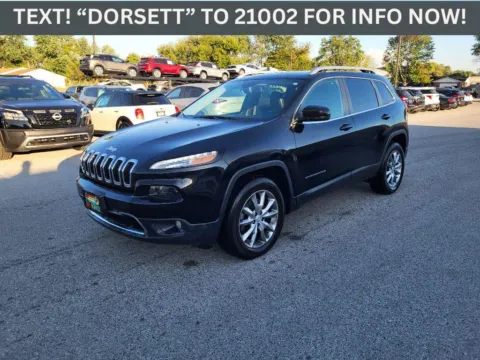 Black 2018 Jeep Cherokee Limited for sale in Terre Haute, IN
