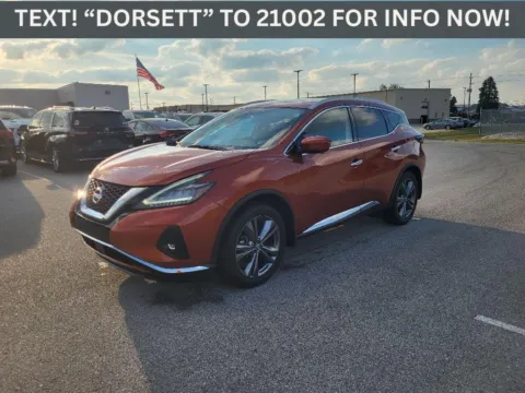 Orange 2021 Nissan Murano Platinum for sale in Terre Haute, IN
