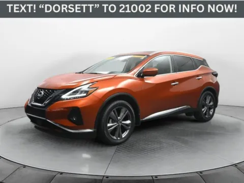 Orange 2021 Nissan Murano Platinum for sale in Terre Haute, IN