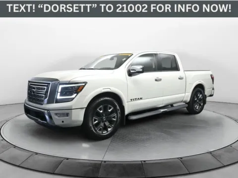 White 2021 Nissan Titan Platinum Reserve for sale in Terre Haute, IN