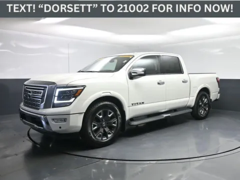 White 2021 Nissan Titan Platinum Reserve for sale in Terre Haute, IN