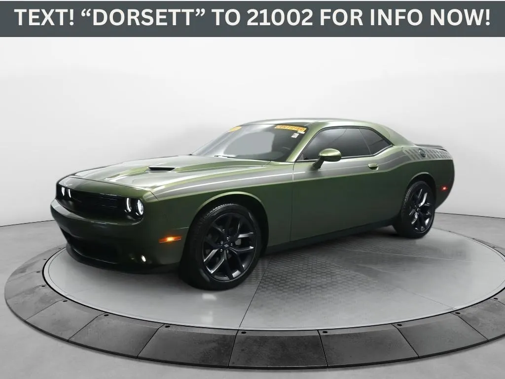 Green 2022 Dodge Challenger SXT for sale in Terre Haute, IN