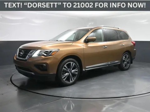 Tan 2017 Nissan Pathfinder Platinum for sale in Terre Haute, IN