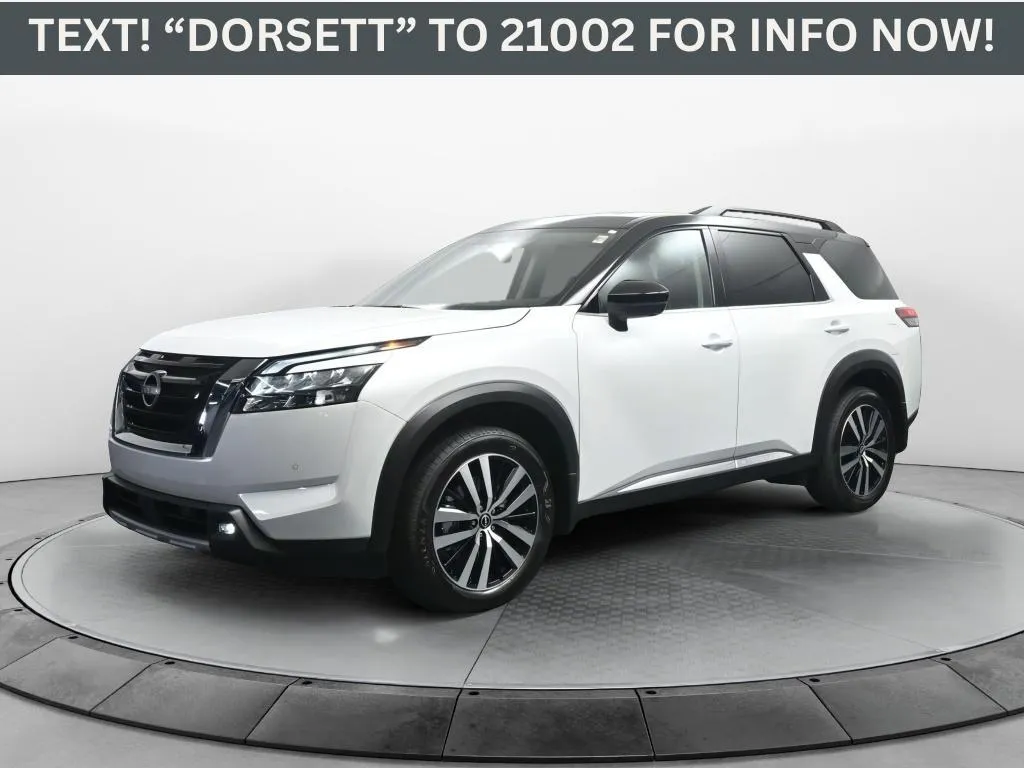 White 2025 Nissan Pathfinder Platinum for sale in Terre Haute, IN