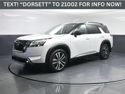 White 2025 Nissan Pathfinder Platinum for sale in Terre Haute, IN