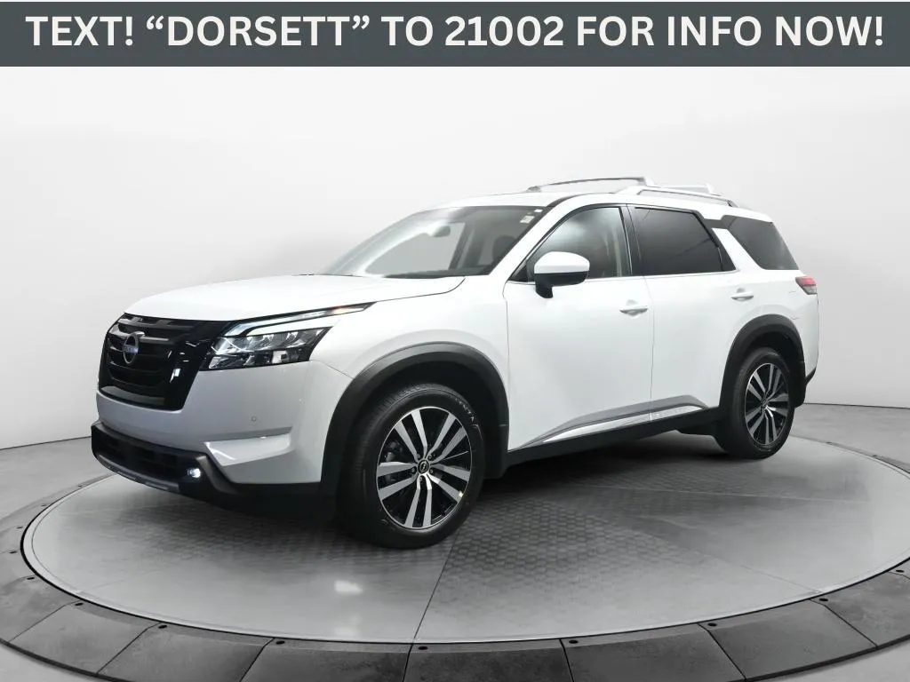 White 2025 Nissan Pathfinder Platinum for sale in Terre Haute, IN