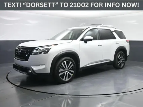 White 2025 Nissan Pathfinder Platinum for sale in Terre Haute, IN
