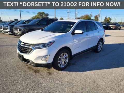 White 2019 Chevrolet Equinox LT for sale in Terre Haute, IN