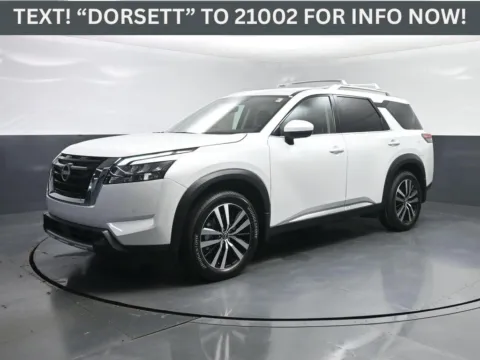 White 2025 Nissan Pathfinder Platinum for sale in Terre Haute, IN