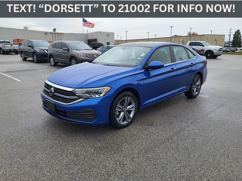 Blue 2024 Volkswagen Jetta SE for sale in Terre Haute, IN