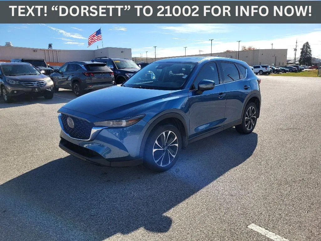 Blue 2022 Mazda CX-5 2.5 S Premium Package for sale in Terre Haute, IN