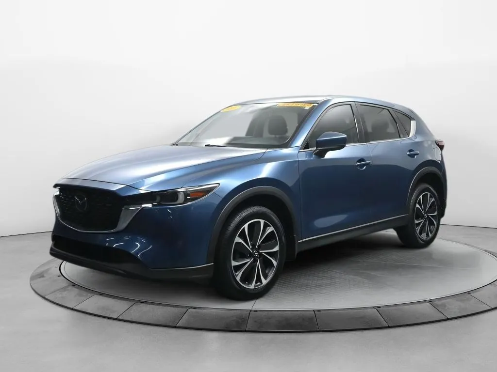 Blue 2022 Mazda CX-5 2.5 S Premium Package for sale in Terre Haute, IN