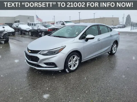 Silver 2018 Chevrolet Cruze LT for sale in Terre Haute, IN