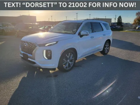 White 2021 Hyundai Palisade Limited for sale in Terre Haute, IN