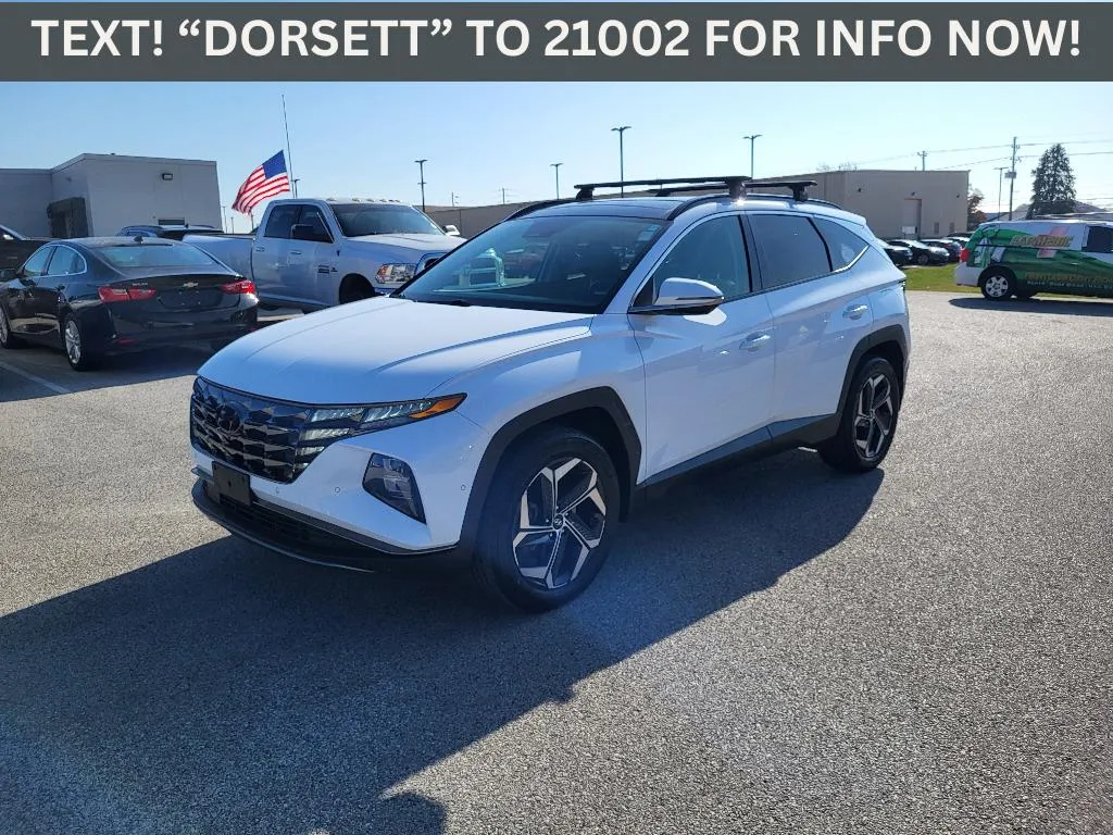 White 2022 Hyundai Tucson Hybrid Limited for sale in Terre Haute, IN