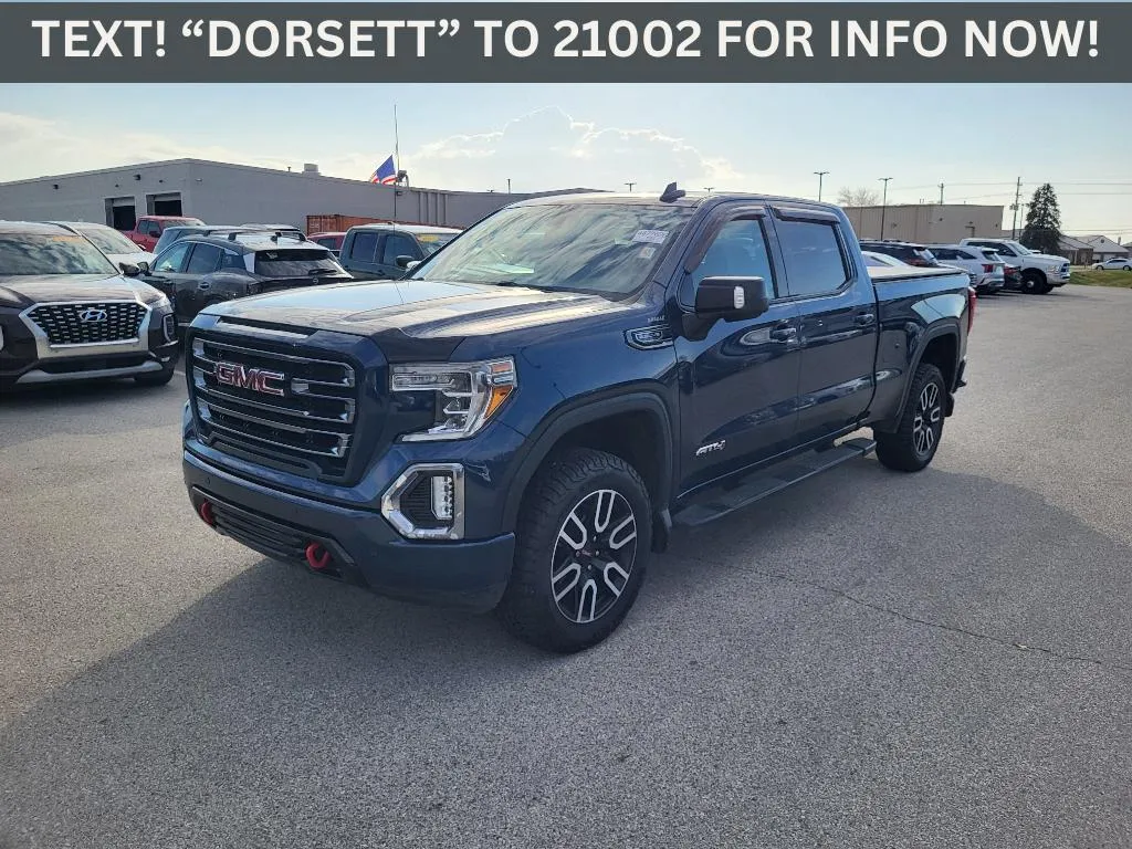 Blue 2019 GMC Sierra 1500 AT4 for sale in Terre Haute, IN