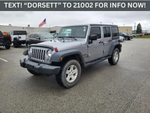 Silver 2018 Jeep Wrangler JK Sport for sale in Terre Haute, IN