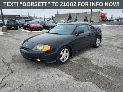Black 2003 Hyundai Tiburon for sale in Terre Haute, IN