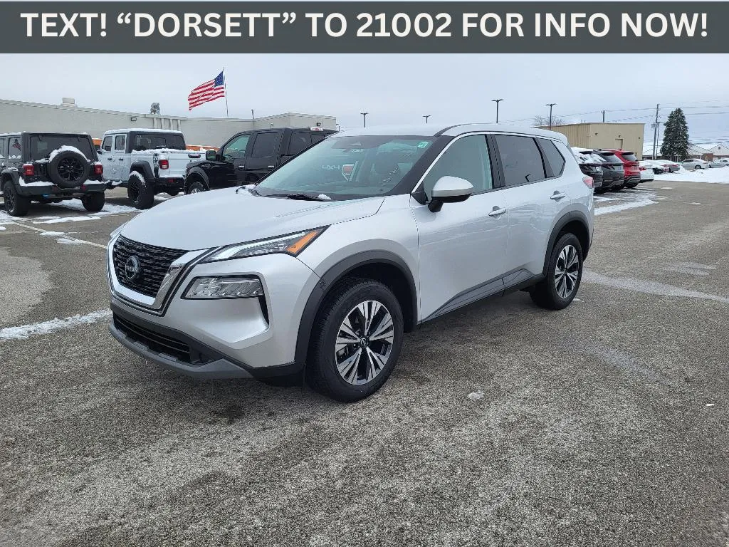 Silver 2023 Nissan Rogue SV for sale in Terre Haute, IN