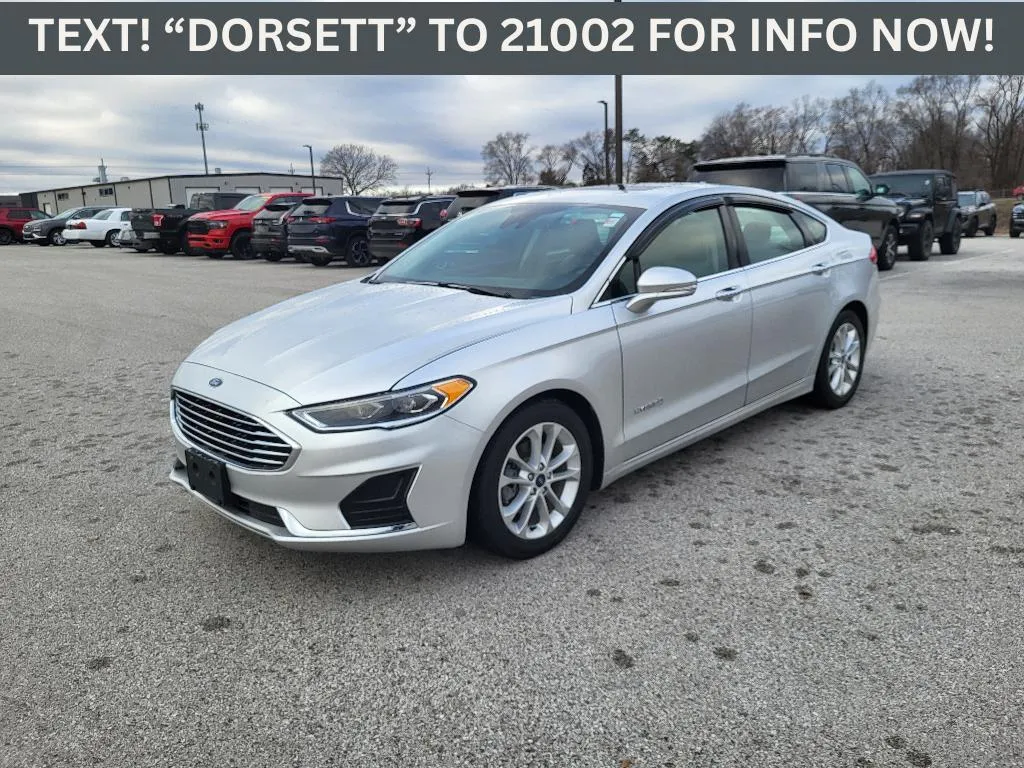 Silver 2019 Ford Fusion Hybrid SEL for sale in Terre Haute, IN