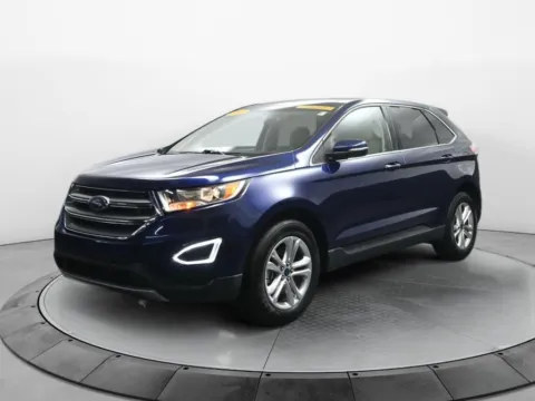 Blue 2016 Ford Edge SEL for sale in Terre Haute, IN