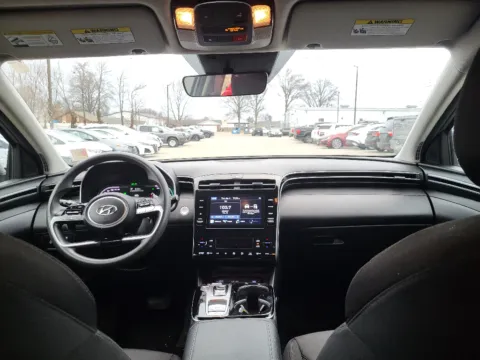 Photos of 2023 Hyundai Tucson Hybrid Blue for sale in Terre Haute, IN at Dorsett Mitsubishi