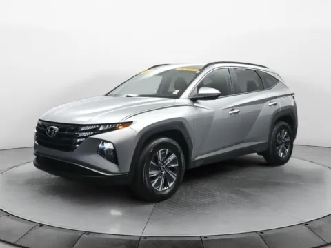Silver 2023 Hyundai Tucson Hybrid Blue for sale in Terre Haute, IN