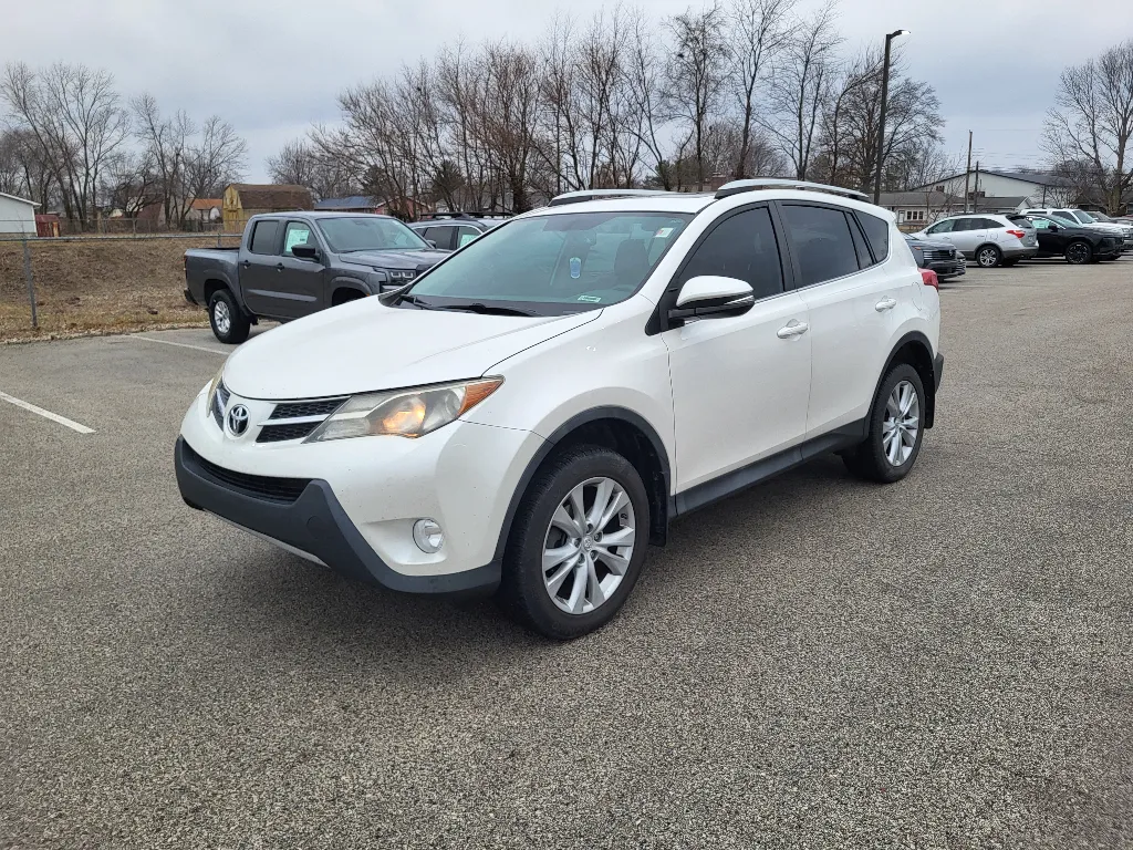 White 2014 Toyota RAV4 Limited for sale in Terre Haute, IN