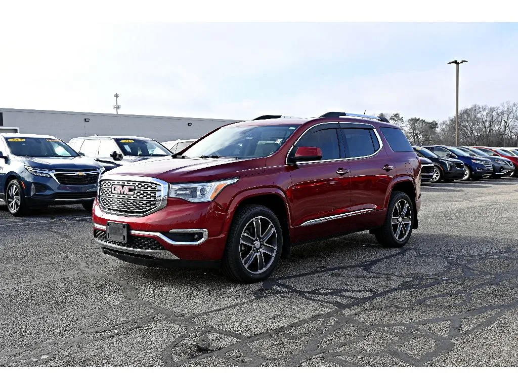 Red 2019 GMC Acadia Denali for sale in Terre Haute, IN