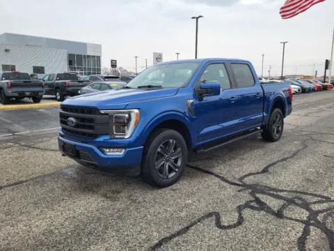 Blue 2023 Ford F-150 LARIAT for sale in Terre Haute, IN