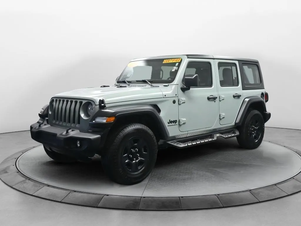Gray 2023 Jeep Wrangler Sport for sale in Terre Haute, IN