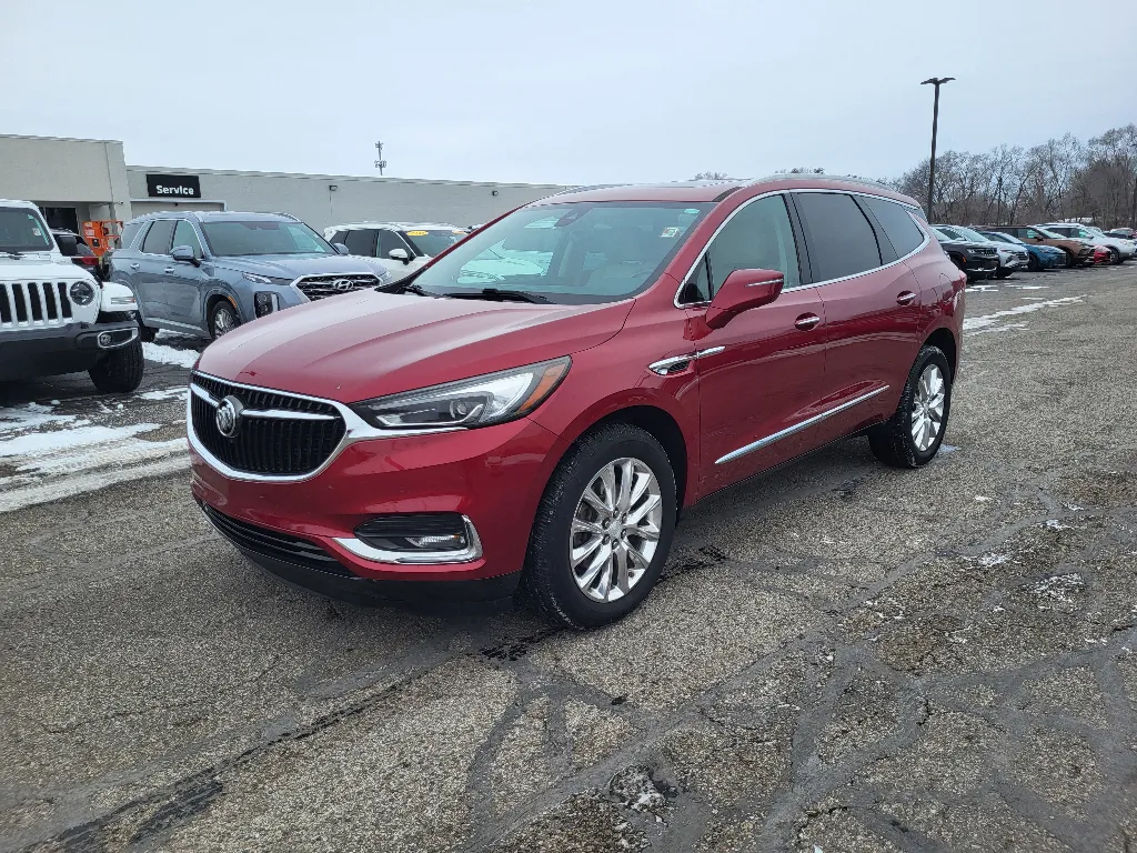 Red 2018 Buick Enclave Premium for sale in Terre Haute, IN