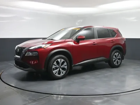 Red 2023 Nissan Rogue SV for sale in Terre Haute, IN