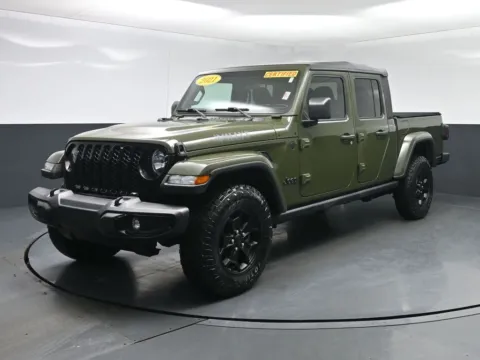 Green 2021 Jeep Gladiator Willys for sale in Terre Haute, IN