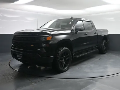 Black 2023 Chevrolet Silverado 1500 Custom for sale in Terre Haute, IN